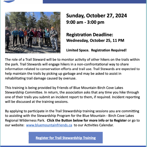 Trail Stewardship Training